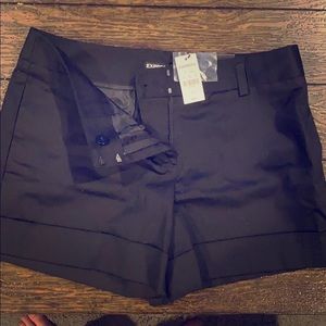 Brand new Express size 4 black shorts